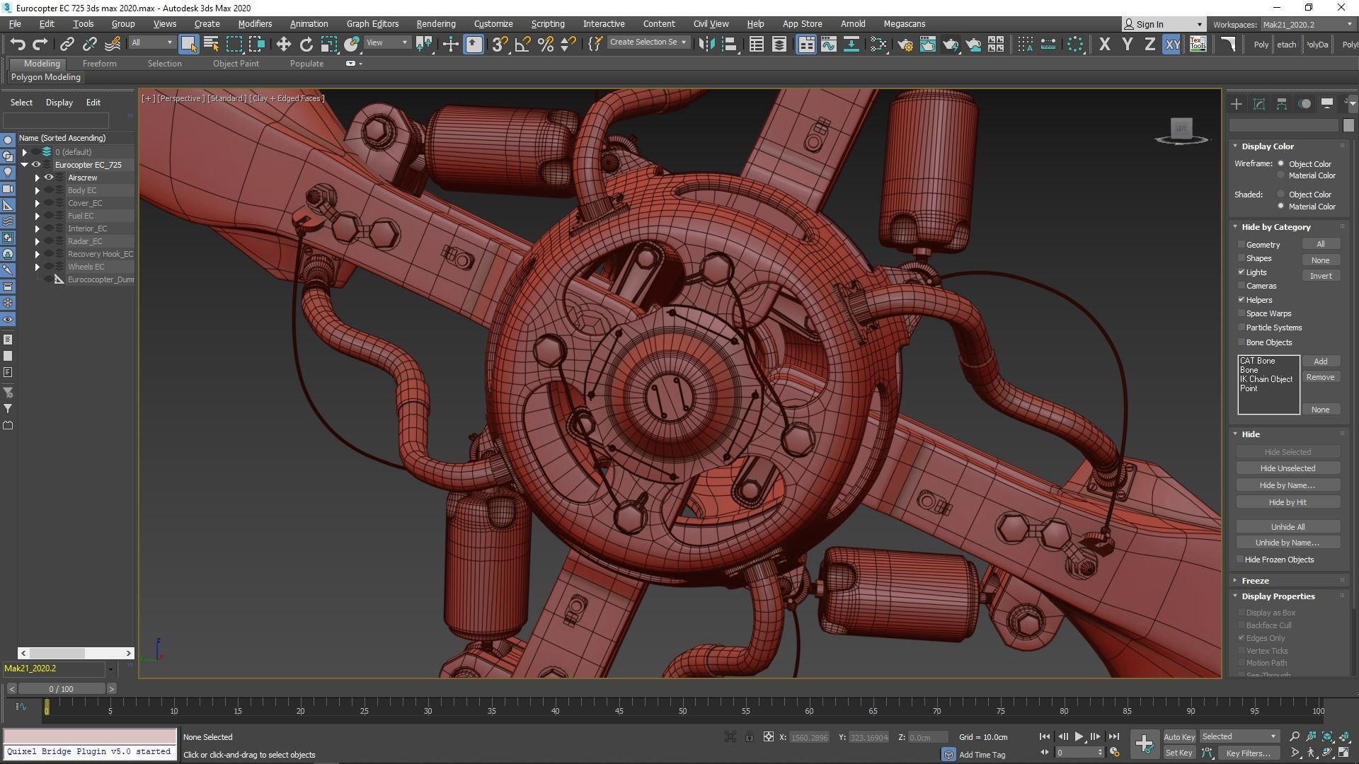 Eurocopter EC 725 High Detail 3ds max Vray 3D model_113