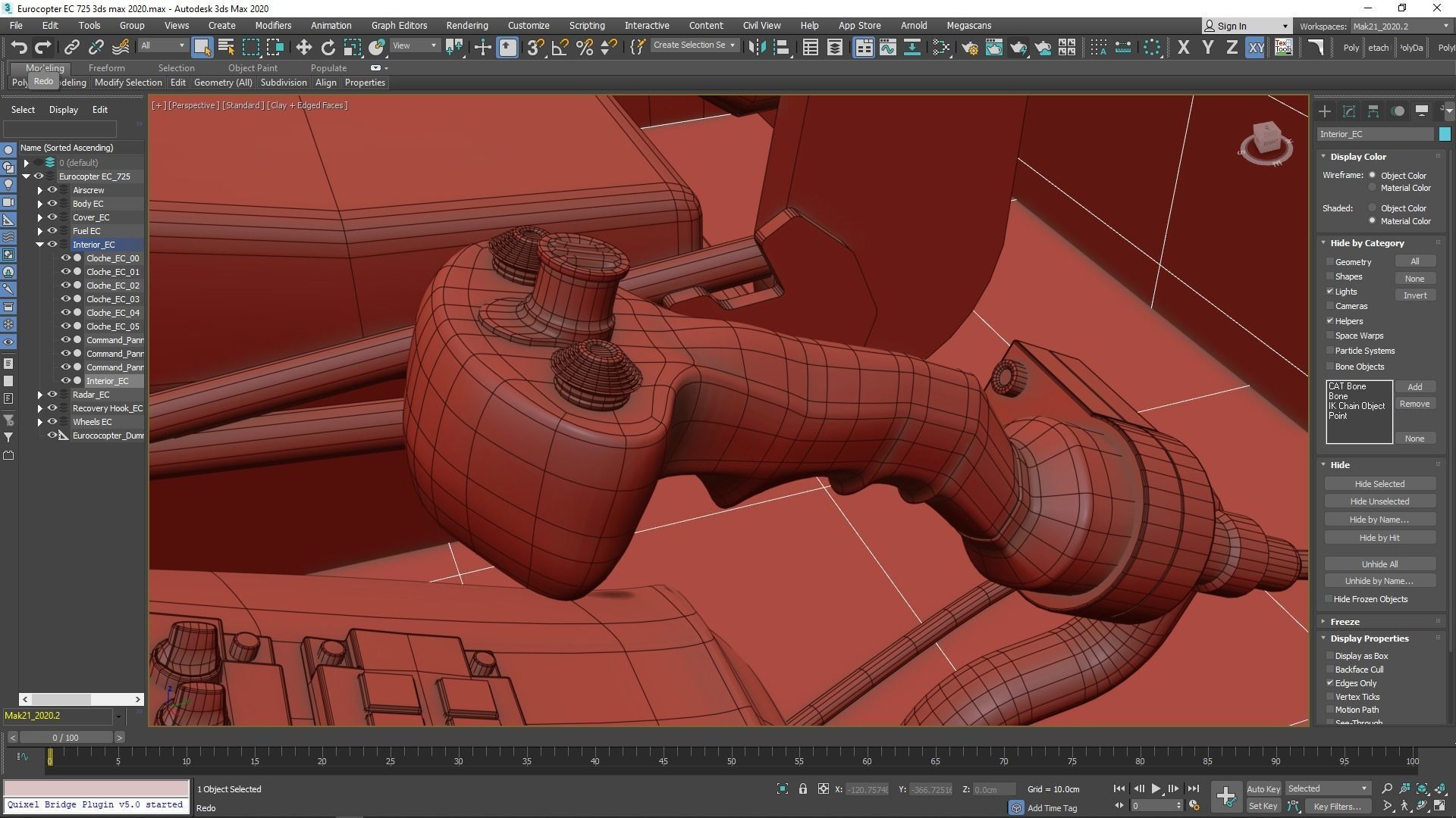 Eurocopter EC 725 High Detail 3ds max Vray 3D model_138