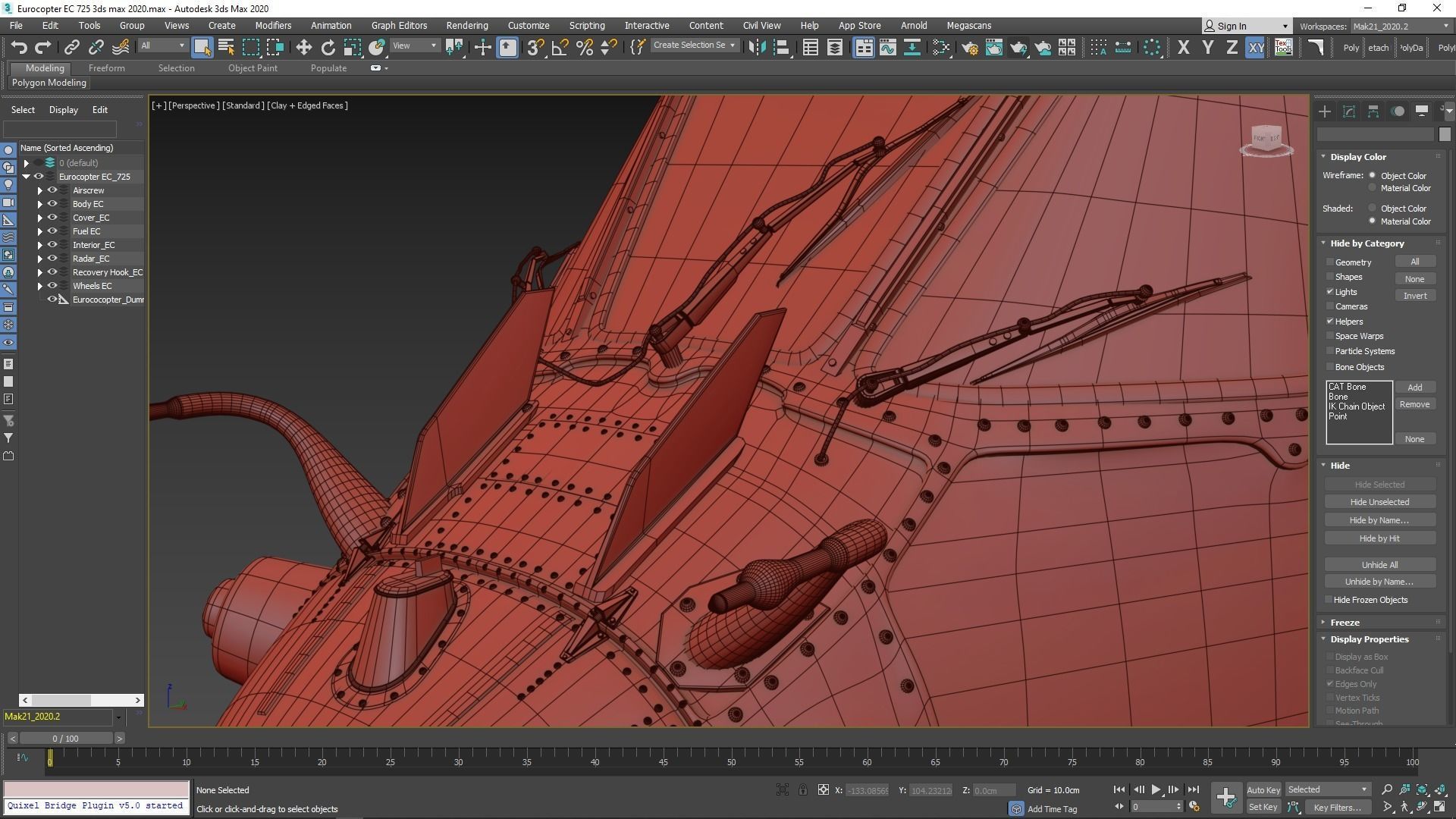 Eurocopter EC 725 High Detail 3ds max Vray 3D model_130
