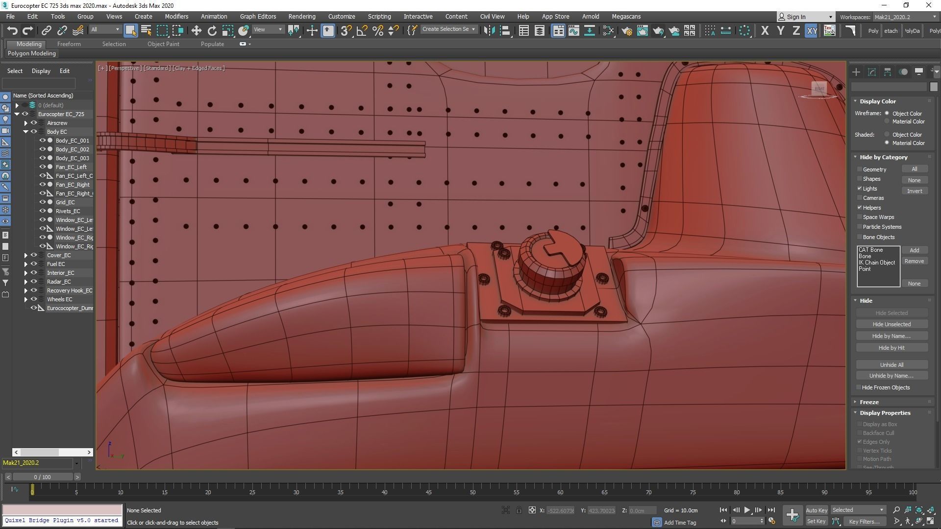 Eurocopter EC 725 High Detail 3ds max Vray 3D model_123