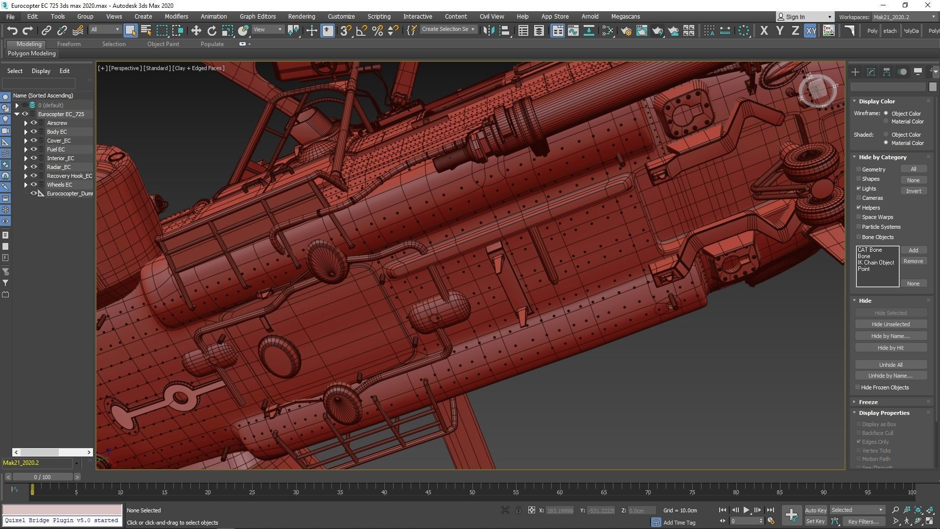 Eurocopter EC 725 High Detail 3ds max Vray 3D model_141