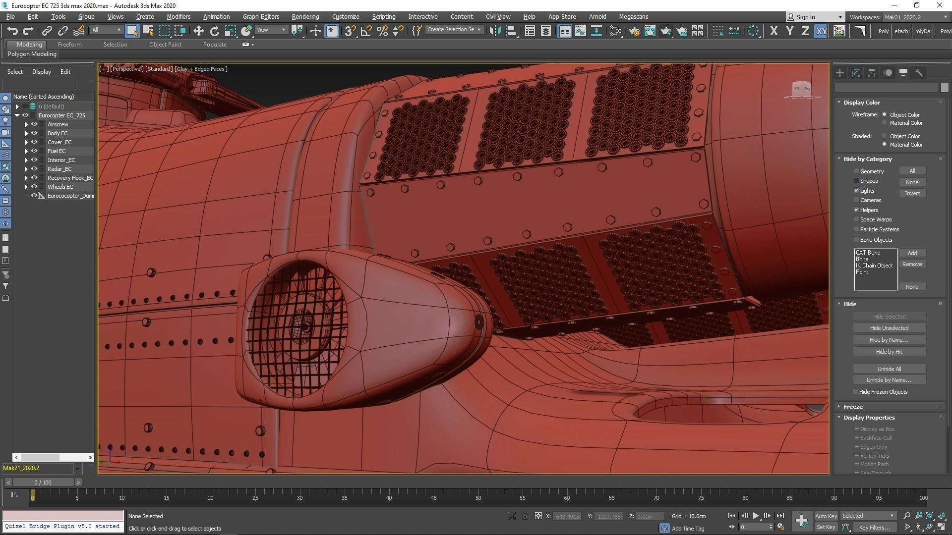 Eurocopter EC 725 High Detail 3ds max Vray 3D model_97