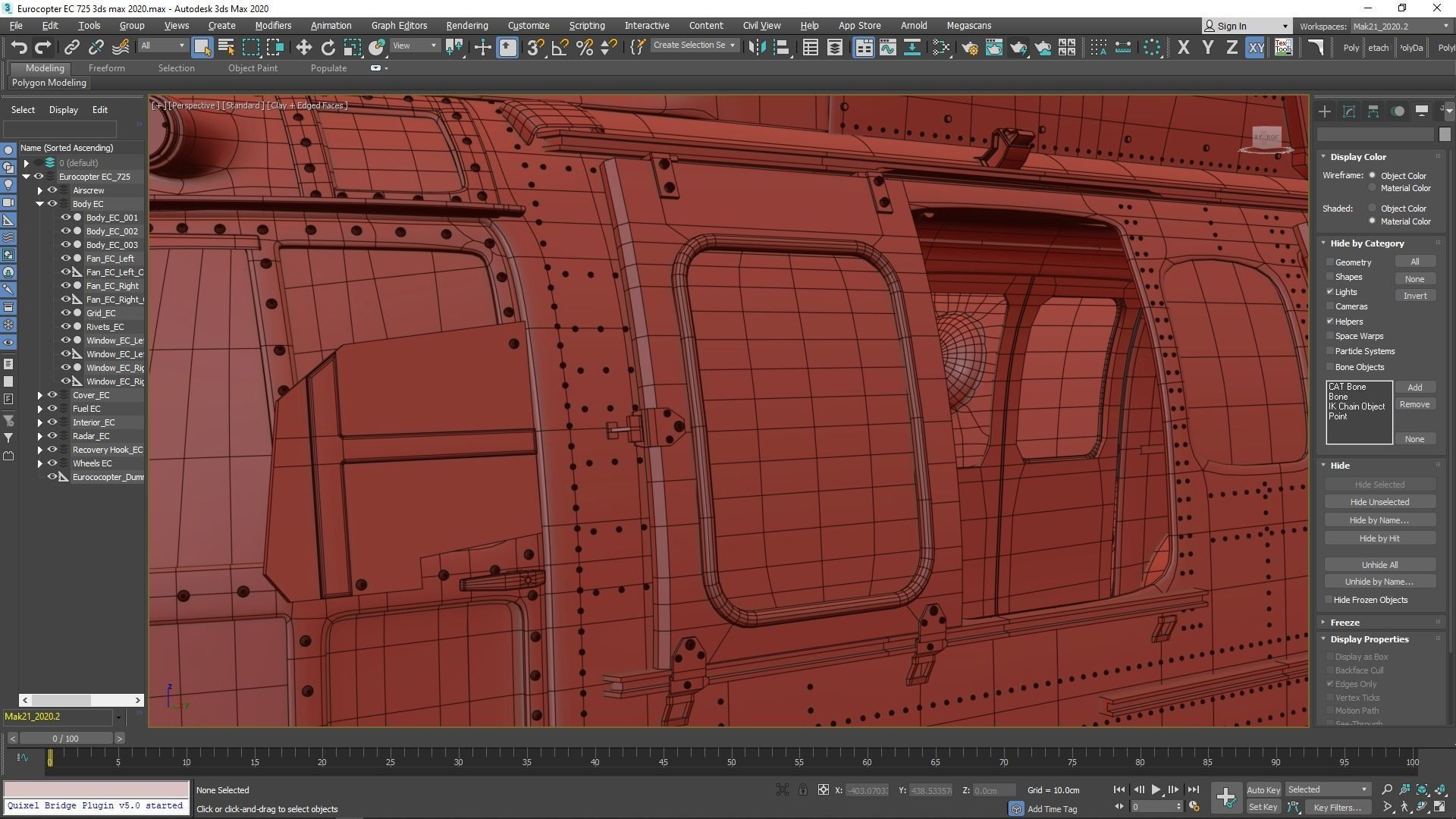 Eurocopter EC 725 High Detail 3ds max Vray 3D model_127