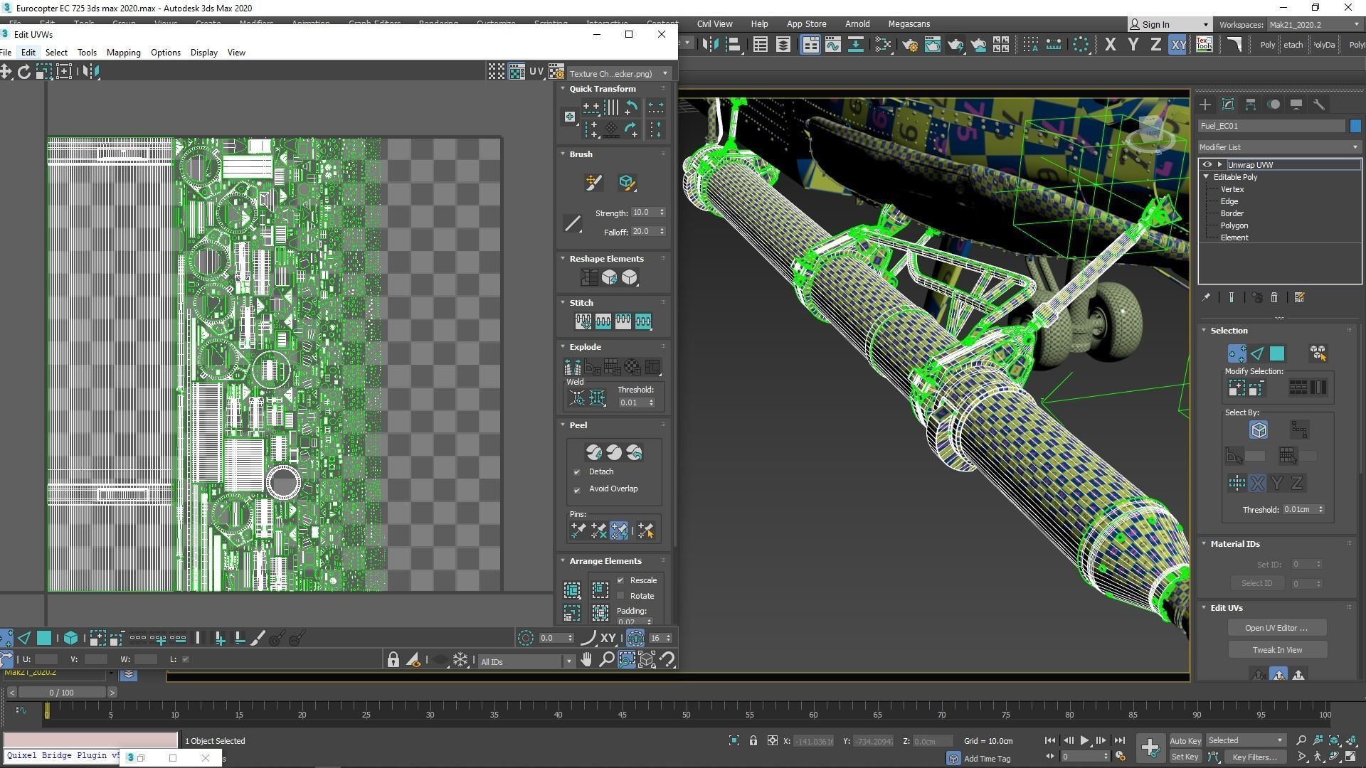 Eurocopter EC 725 High Detail 3ds max Vray 3D model_84