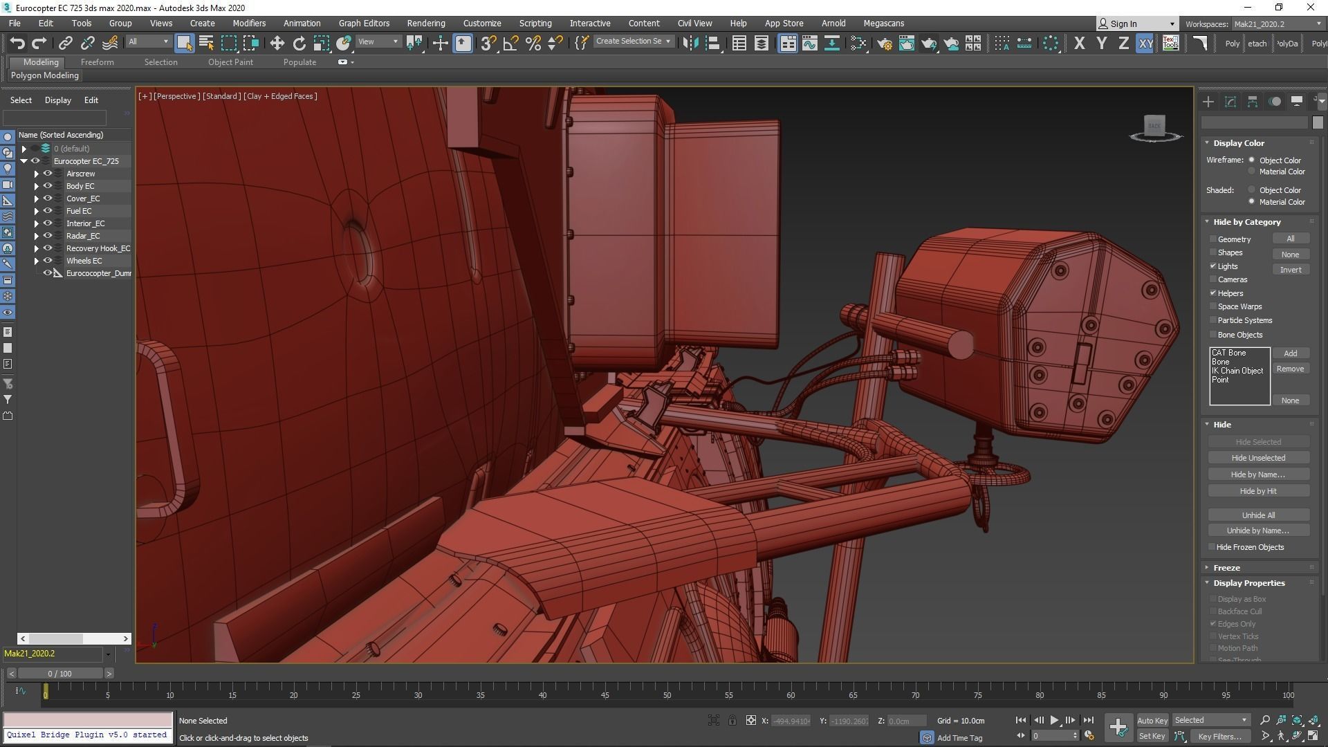 Eurocopter EC 725 High Detail 3ds max Vray 3D model_111