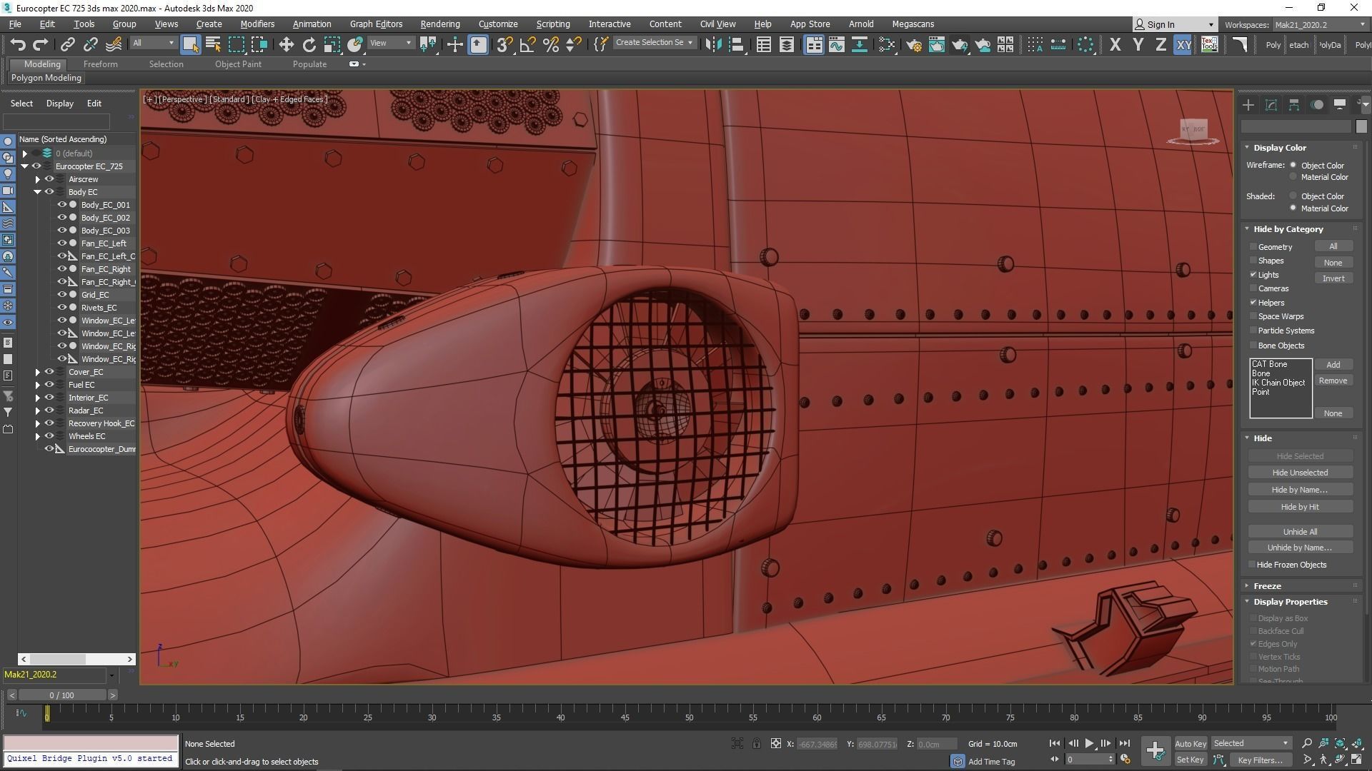 Eurocopter EC 725 High Detail 3ds max Vray 3D model_126