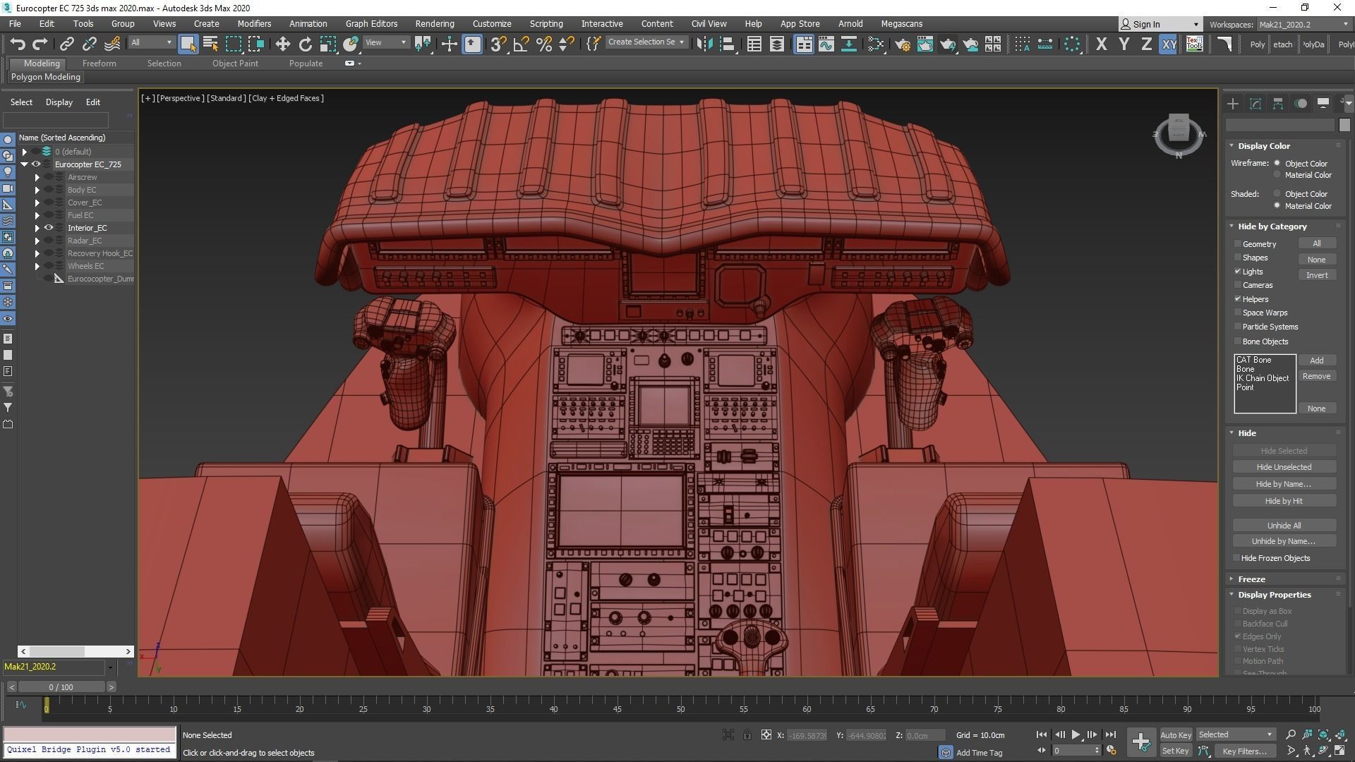 Eurocopter EC 725 High Detail 3ds max Vray 3D model_140
