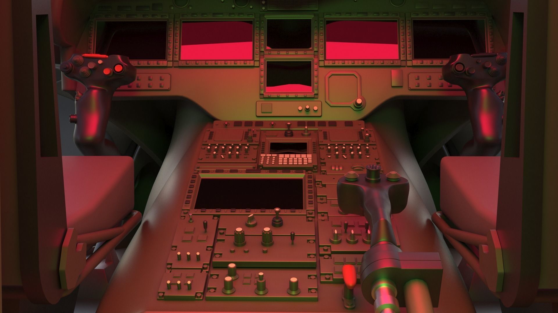 Eurocopter EC 725 High Detail 3ds max Vray 3D model_55