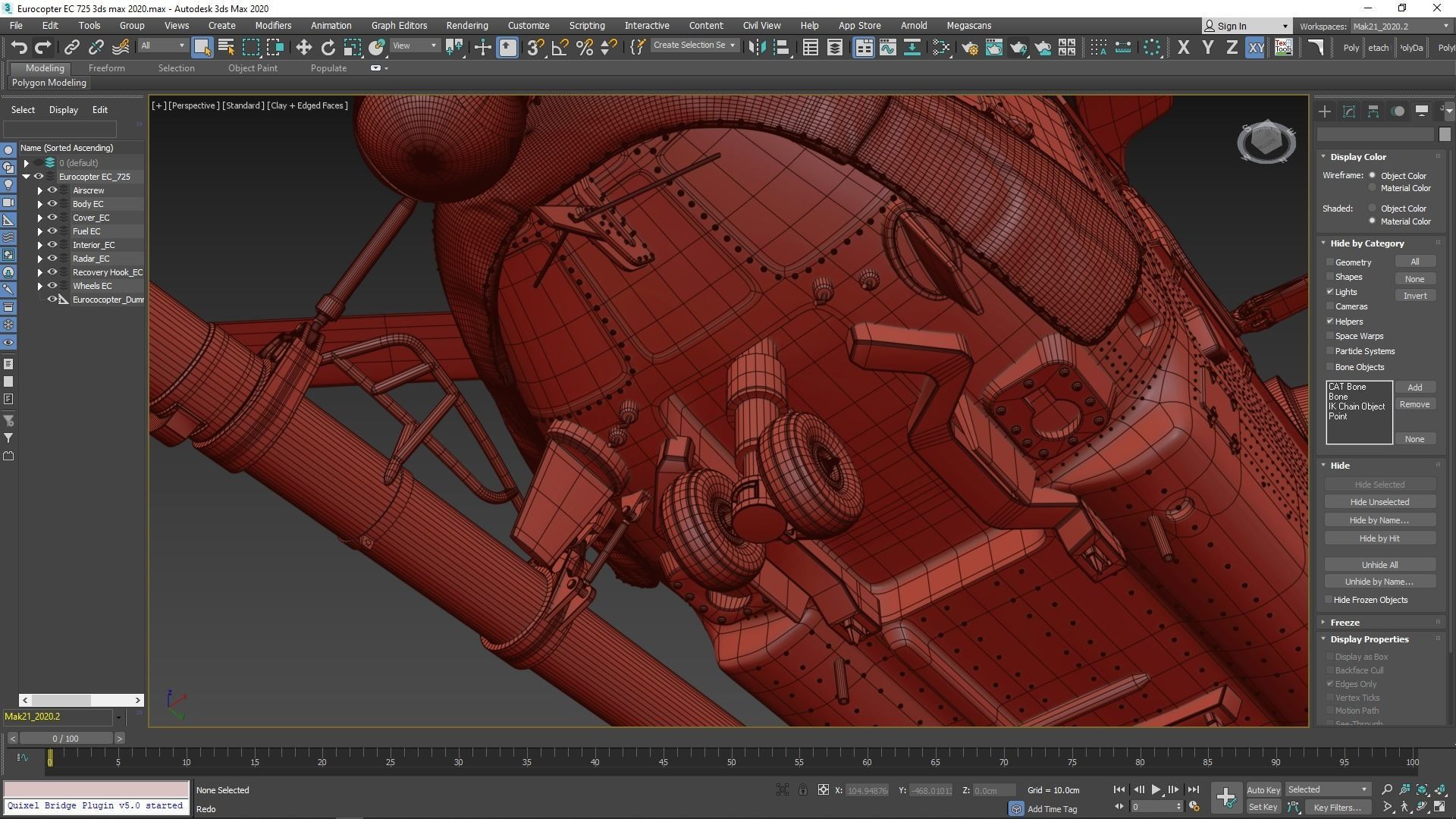 Eurocopter EC 725 High Detail 3ds max Vray 3D model_131