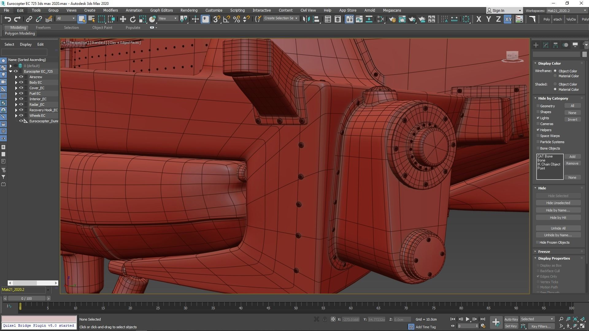 Eurocopter EC 725 High Detail 3ds max Vray 3D model_121