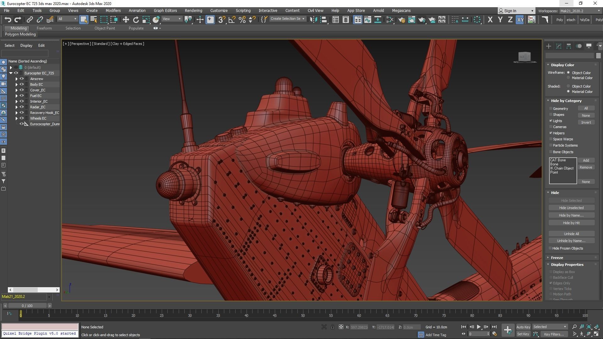 Eurocopter EC 725 High Detail 3ds max Vray 3D model_114