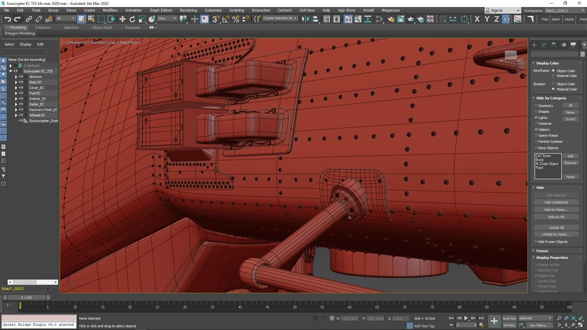 Eurocopter EC 725 High Detail 3ds max Vray 3D model_117