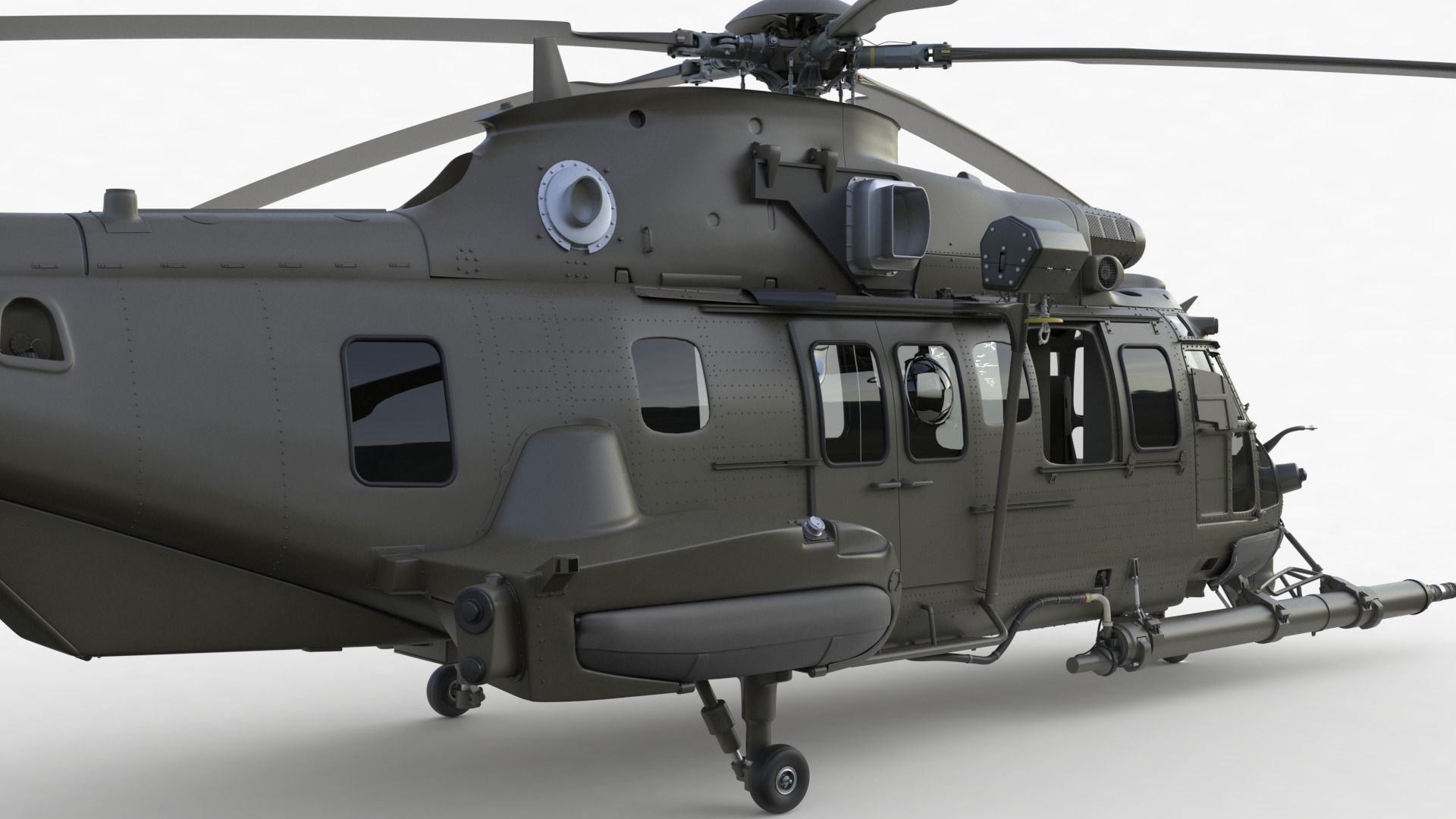 Eurocopter EC 725 High Detail 3ds max Vray 3D model_28