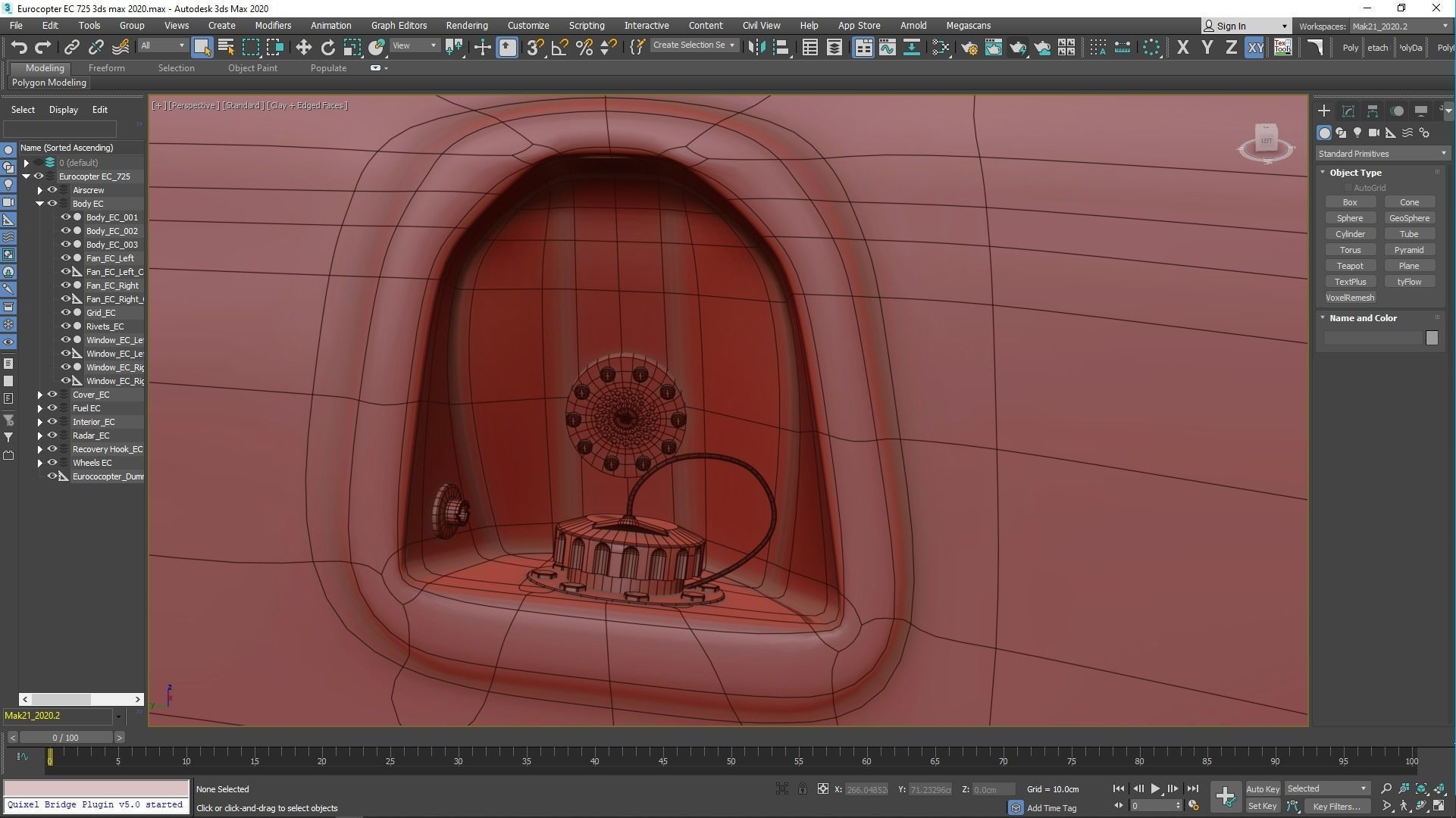 Eurocopter EC 725 High Detail 3ds max Vray 3D model_143