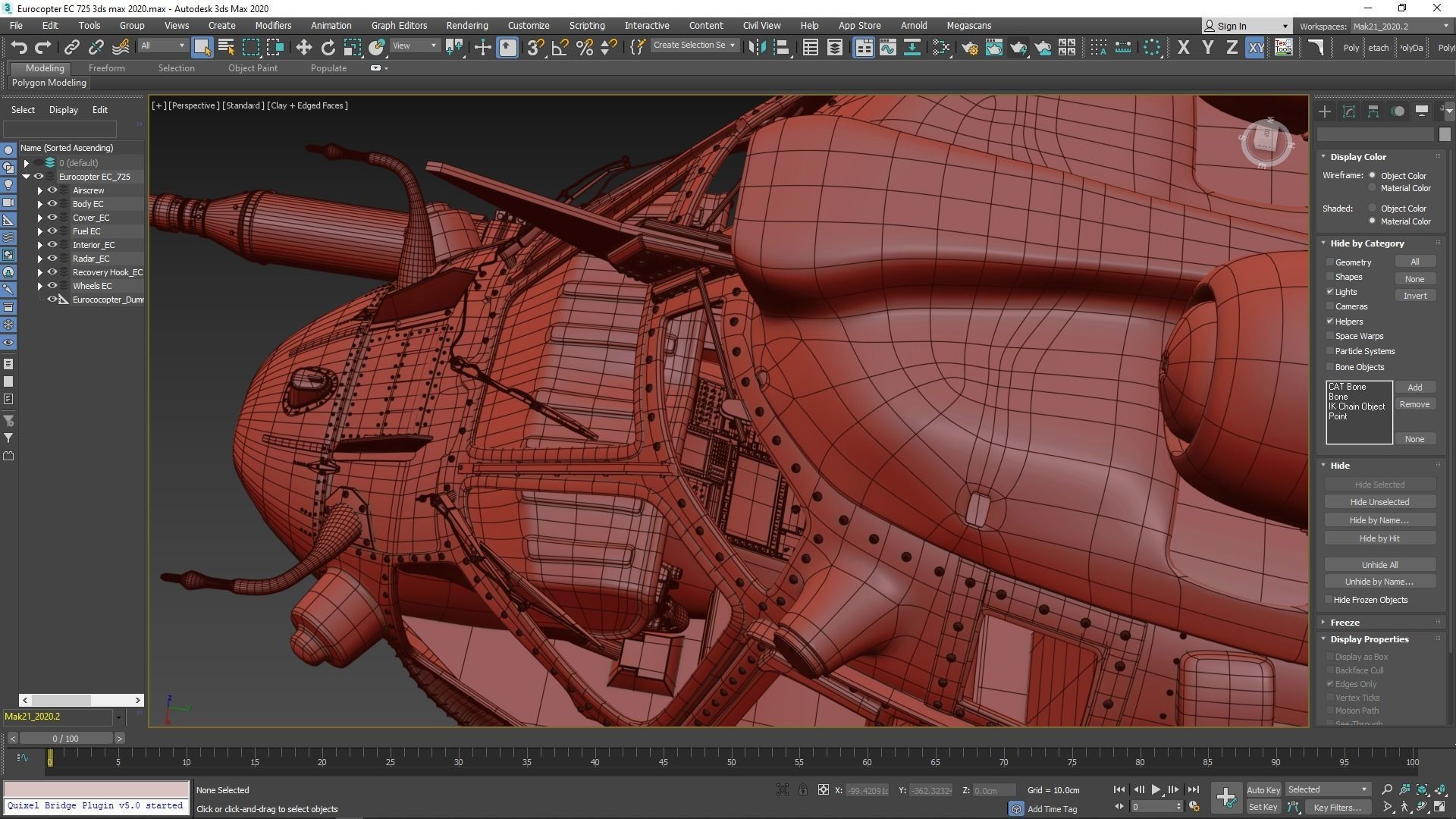Eurocopter EC 725 High Detail 3ds max Vray 3D model_134