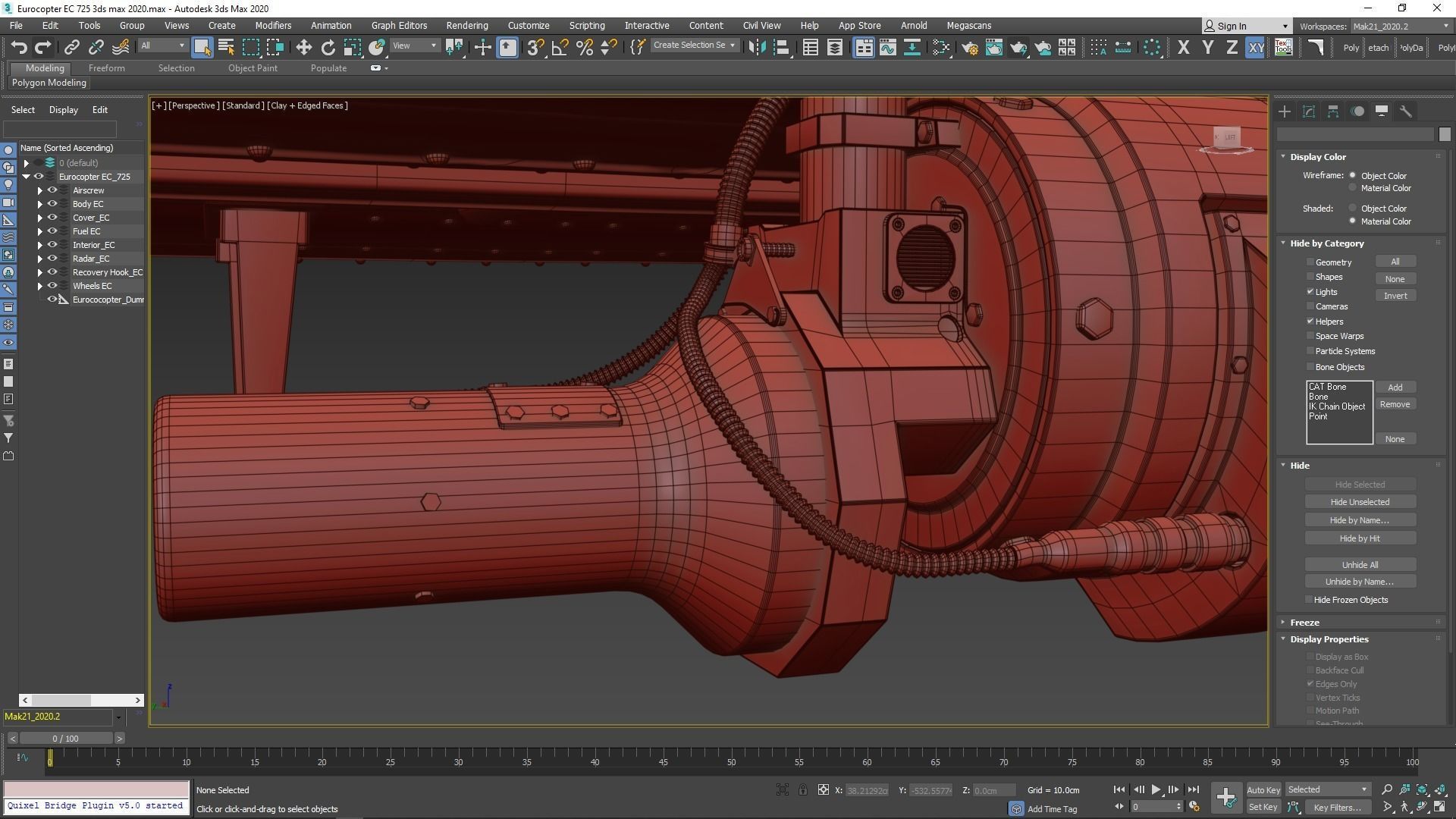 Eurocopter EC 725 High Detail 3ds max Vray 3D model_107