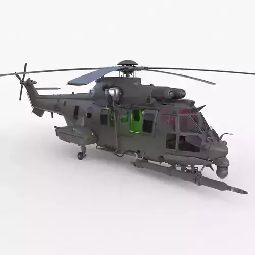 Eurocopter EC 725 High Detail 3ds max Vray 3D model