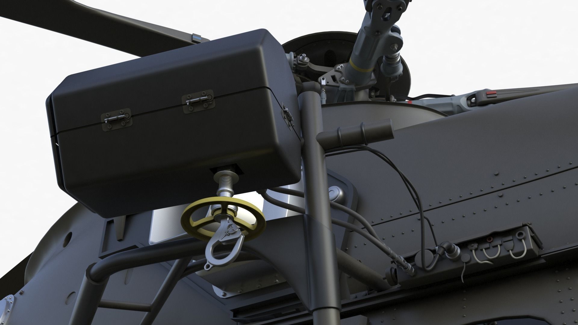 Eurocopter EC 725 High Detail 3ds max Vray 3D model_43