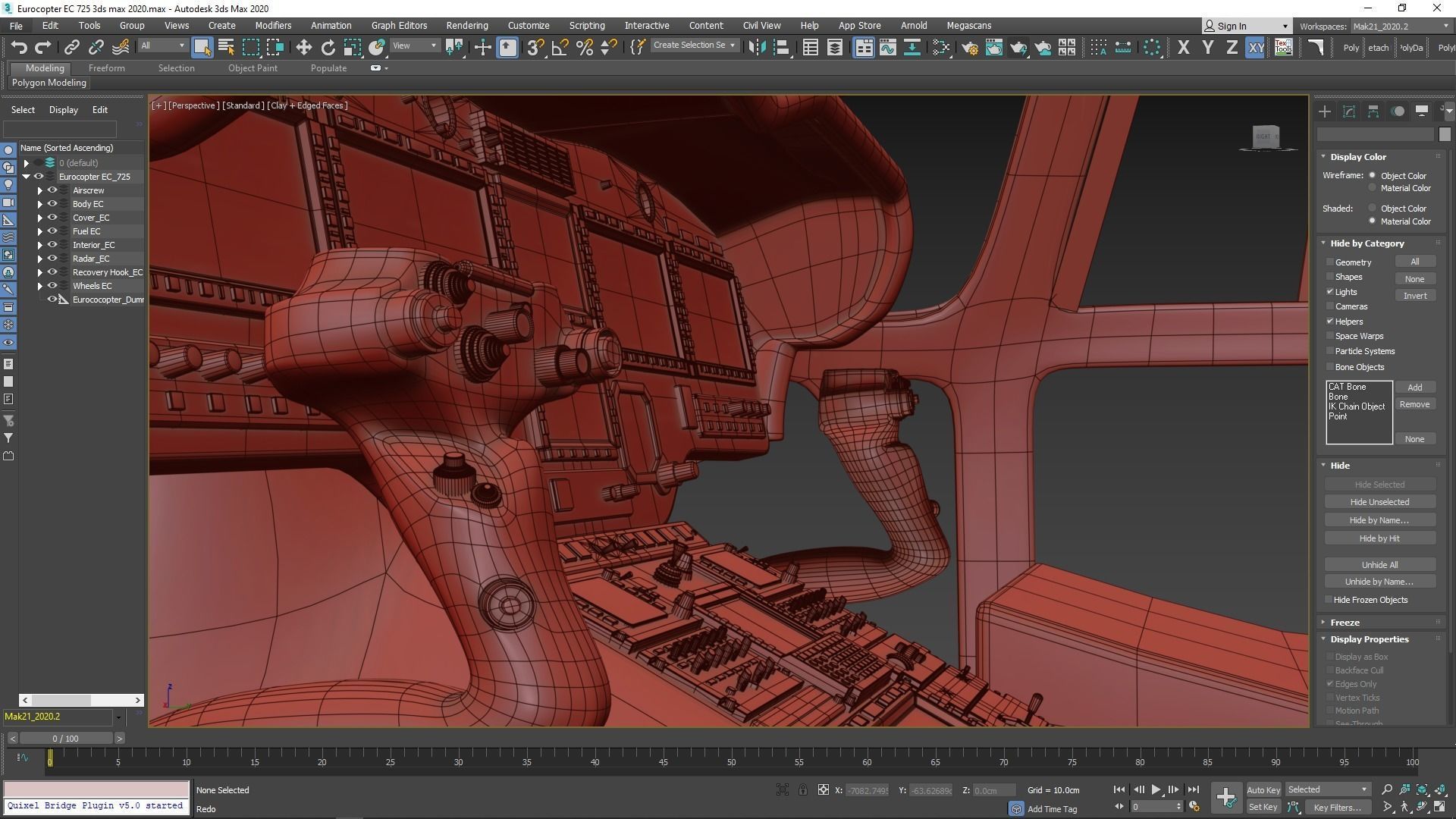 Eurocopter EC 725 High Detail 3ds max Vray 3D model_136