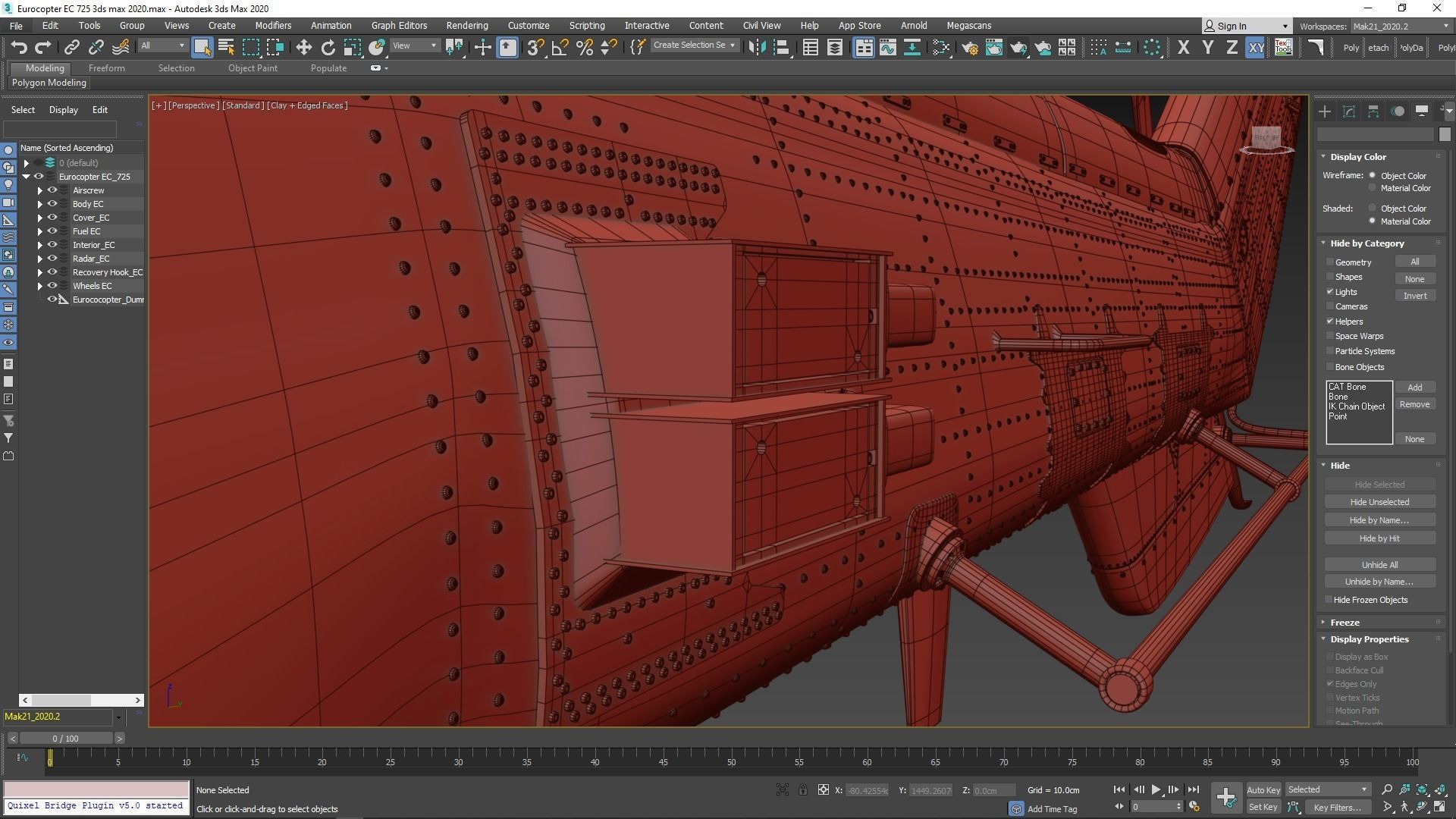 Eurocopter EC 725 High Detail 3ds max Vray 3D model_118