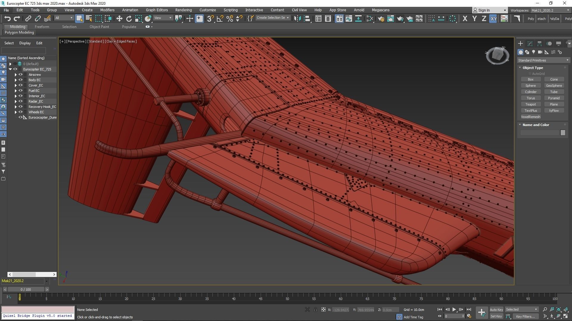 Eurocopter EC 725 High Detail 3ds max Vray 3D model_149