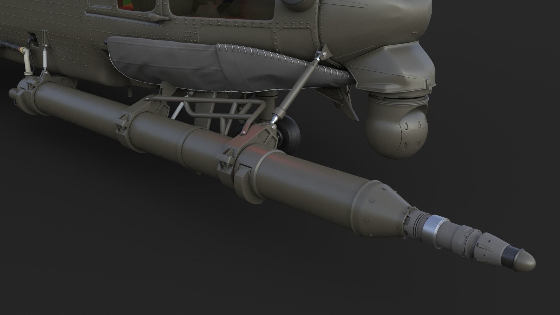 Eurocopter EC 725 High Detail 3ds max Vray 3D model_47