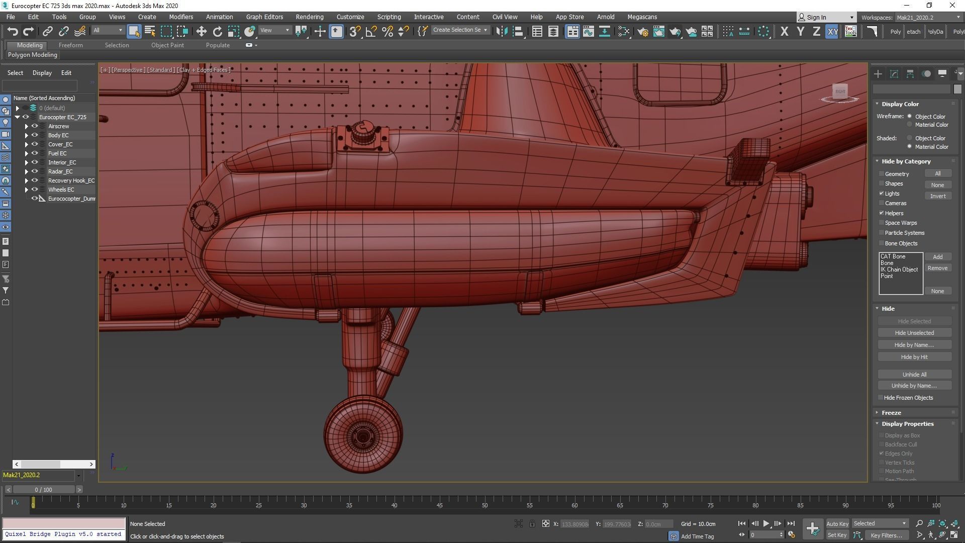 Eurocopter EC 725 High Detail 3ds max Vray 3D model_120