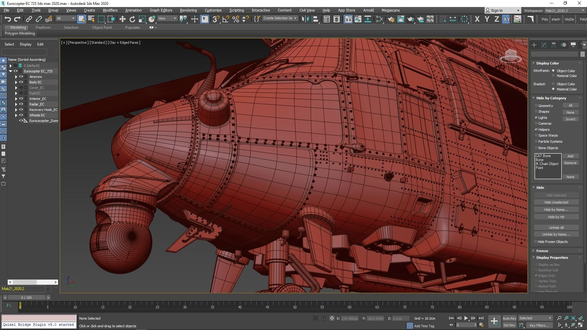Eurocopter EC 725 High Detail 3ds max Vray 3D model_132