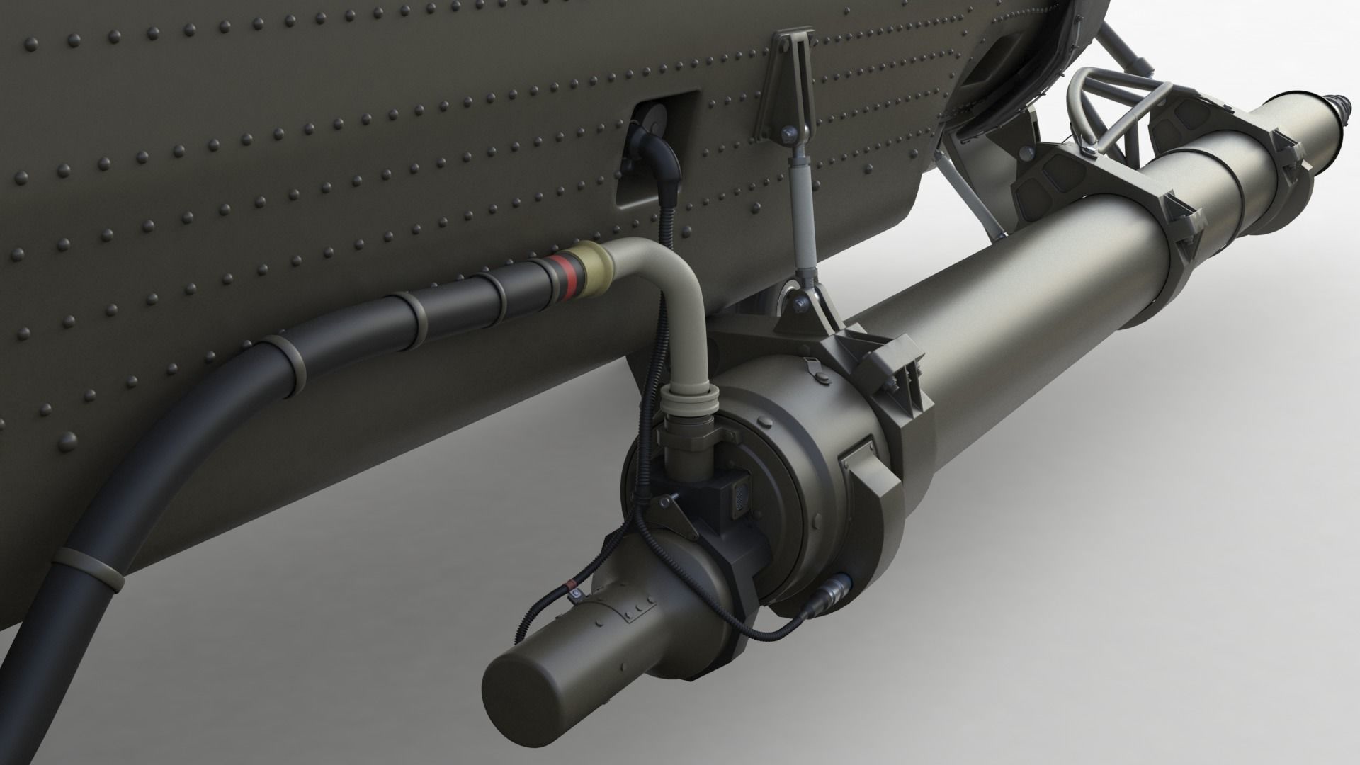 Eurocopter EC 725 High Detail 3ds max Vray 3D model_45