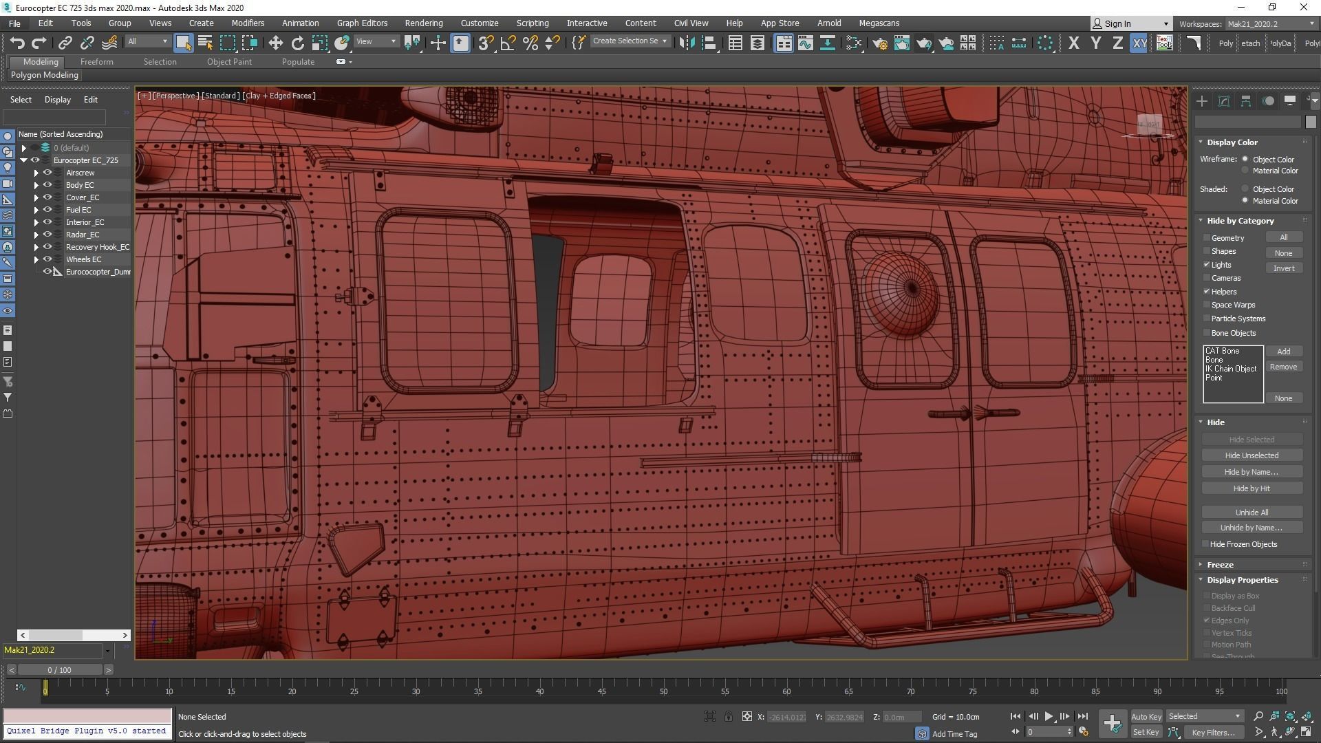 Eurocopter EC 725 High Detail 3ds max Vray 3D model_125