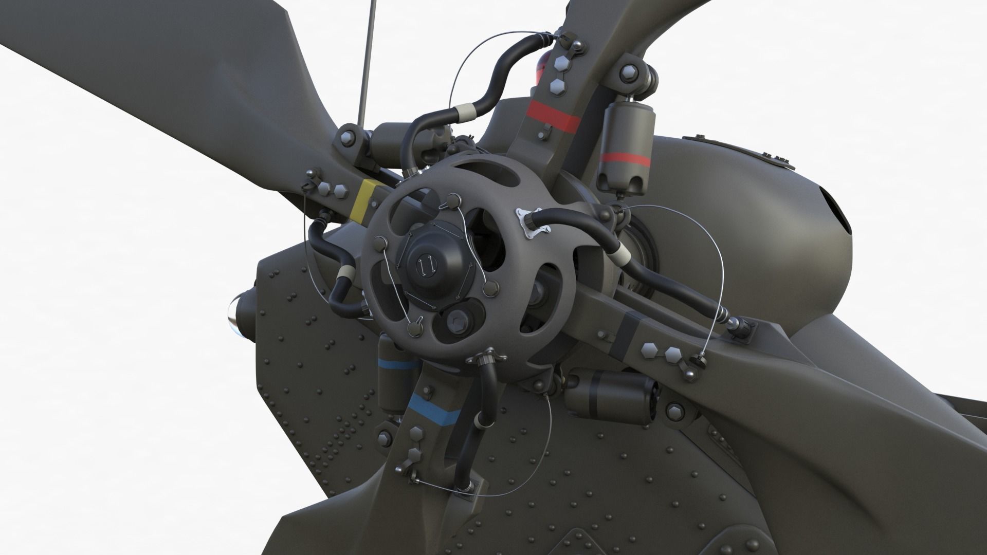 Eurocopter EC 725 High Detail 3ds max Vray 3D model_38