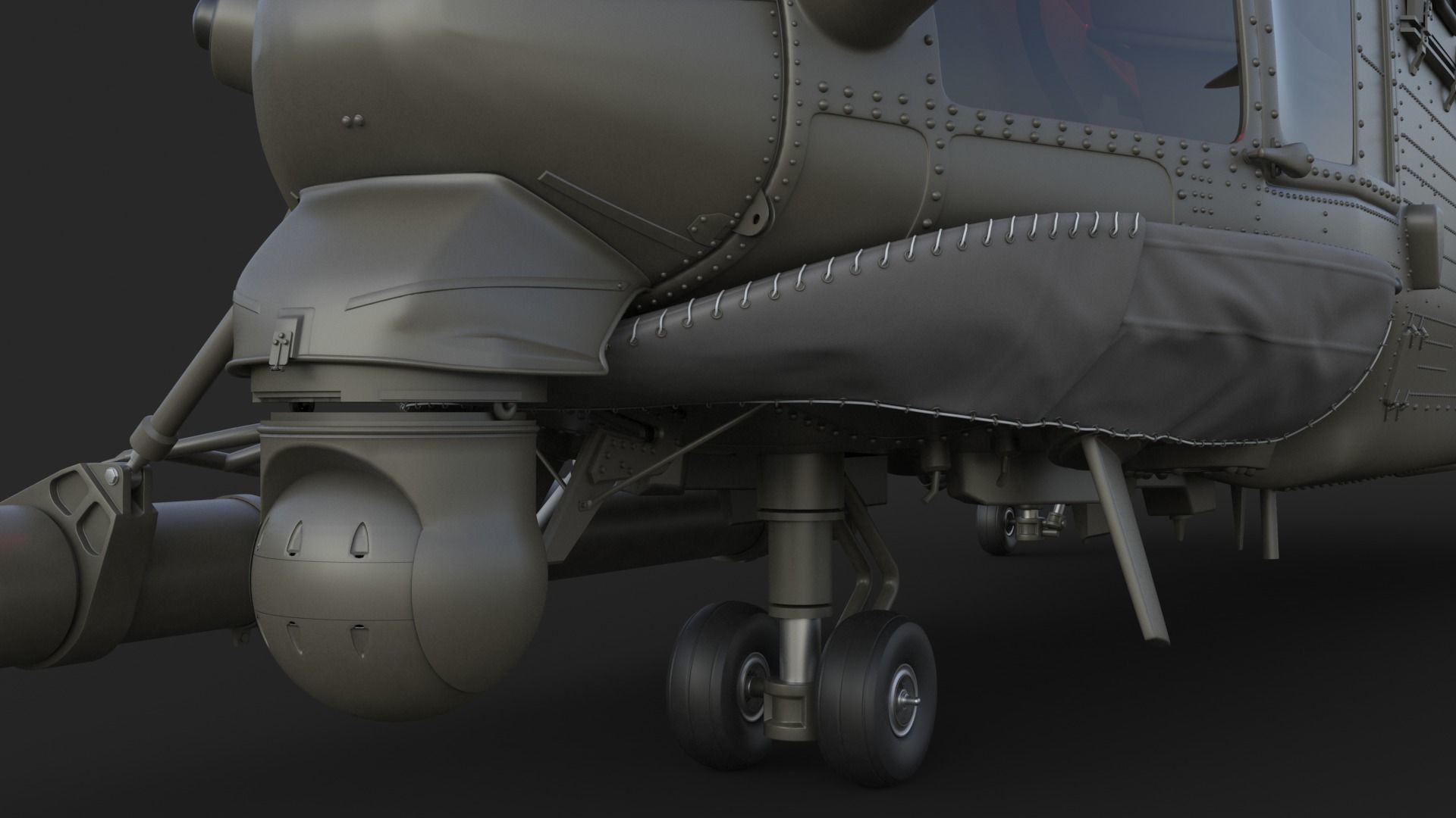 Eurocopter EC 725 High Detail 3ds max Vray 3D model_48