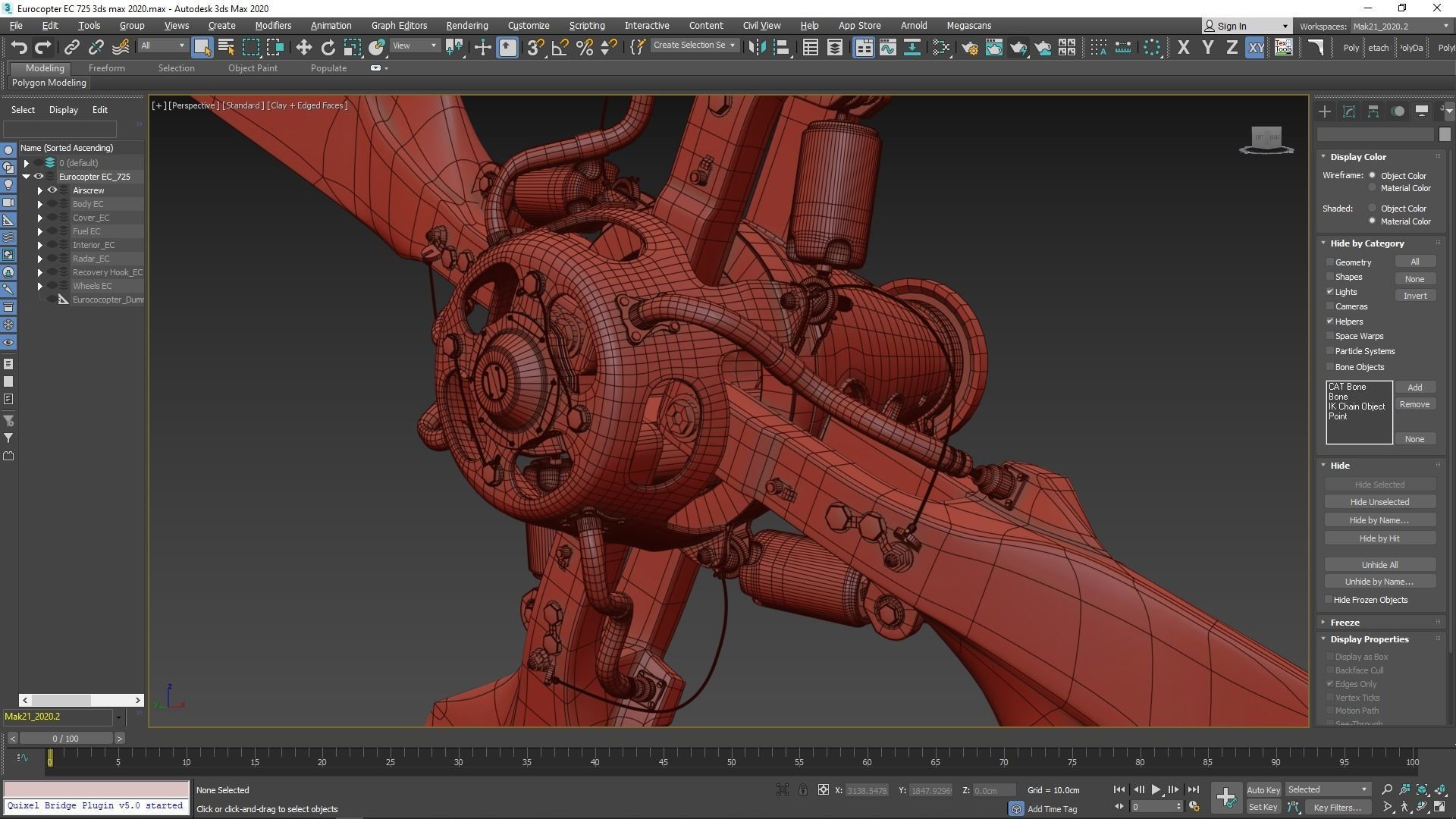 Eurocopter EC 725 High Detail 3ds max Vray 3D model_112