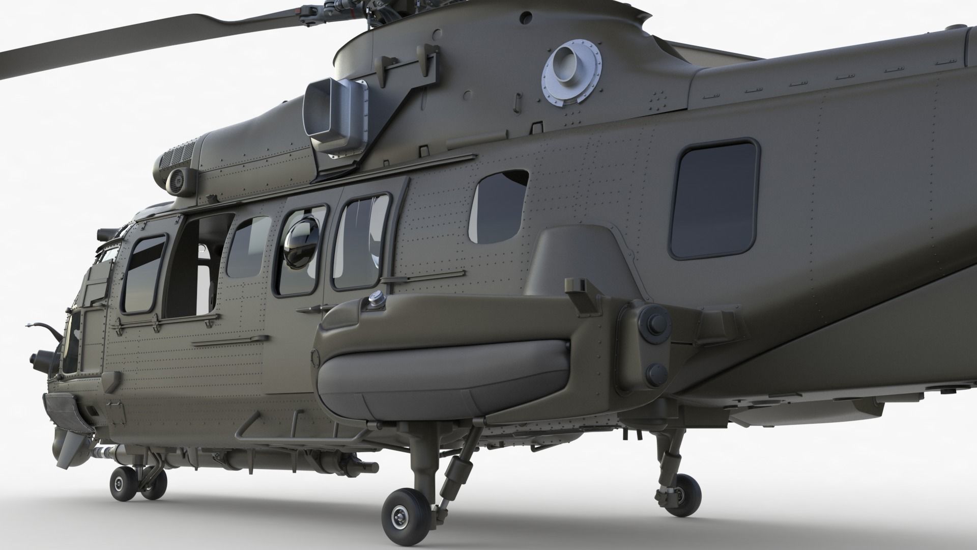 Eurocopter EC 725 High Detail 3ds max Vray 3D model_22