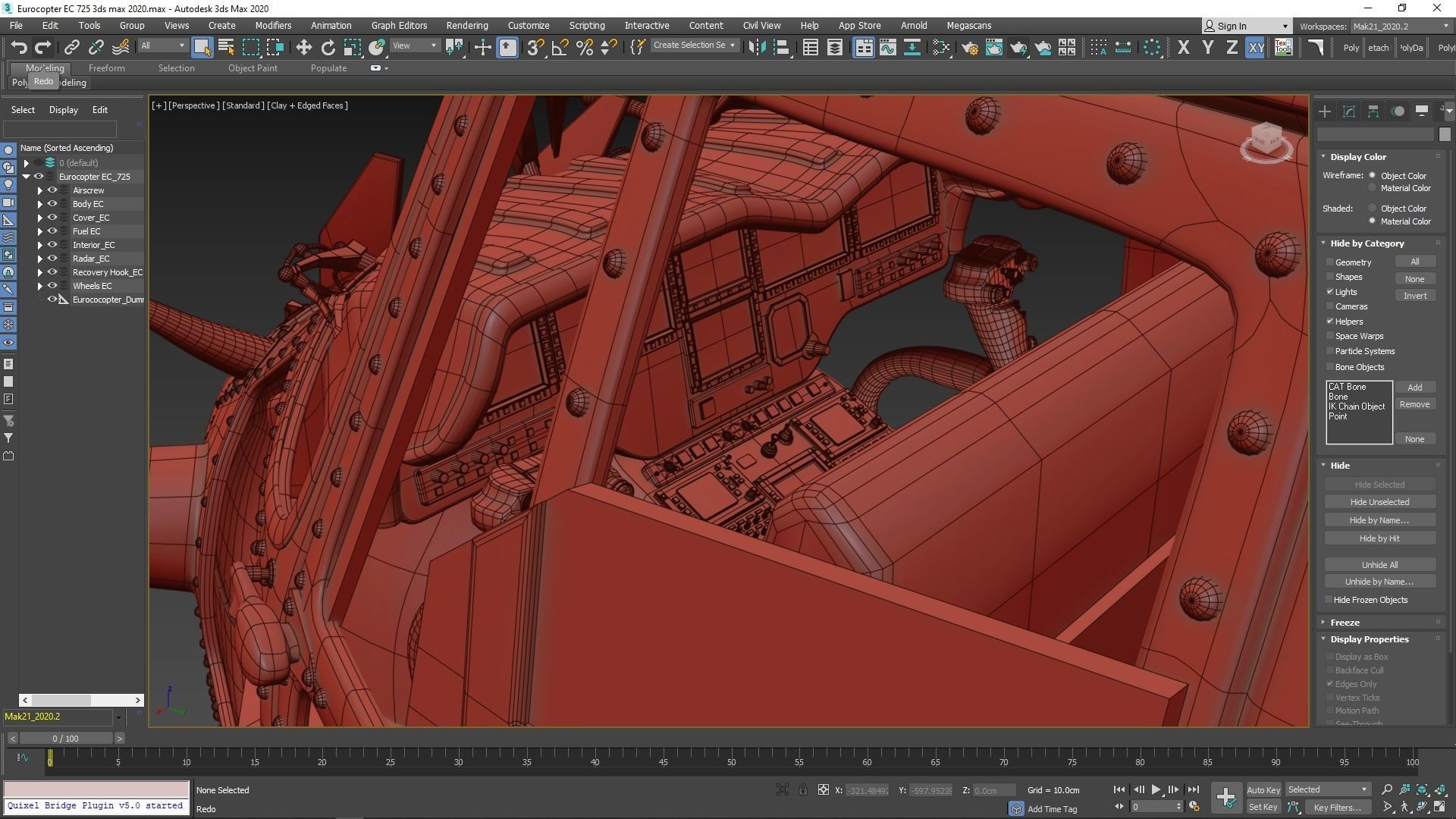 Eurocopter EC 725 High Detail 3ds max Vray 3D model_135