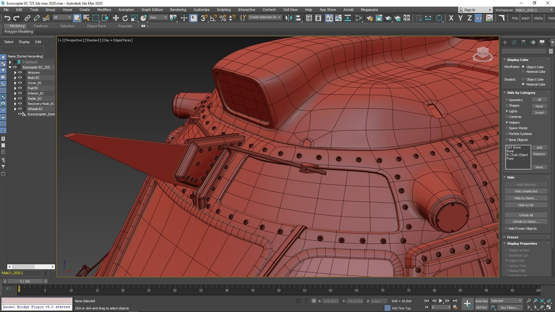 Eurocopter EC 725 High Detail 3ds max Vray 3D model_129