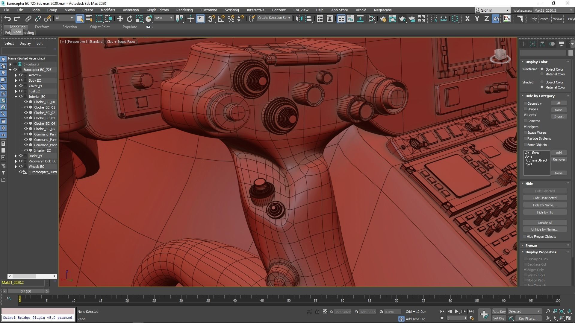Eurocopter EC 725 High Detail 3ds max Vray 3D model_139