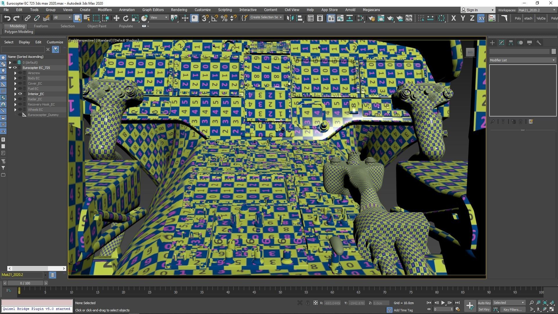 Eurocopter EC 725 High Detail 3ds max Vray 3D model_94