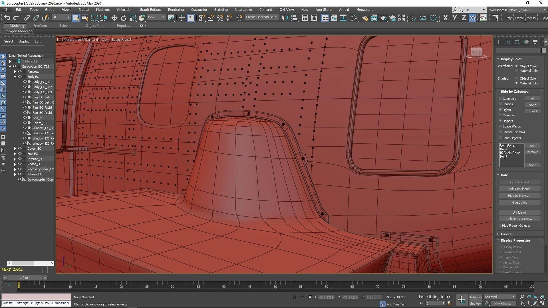 Eurocopter EC 725 High Detail 3ds max Vray 3D model_122