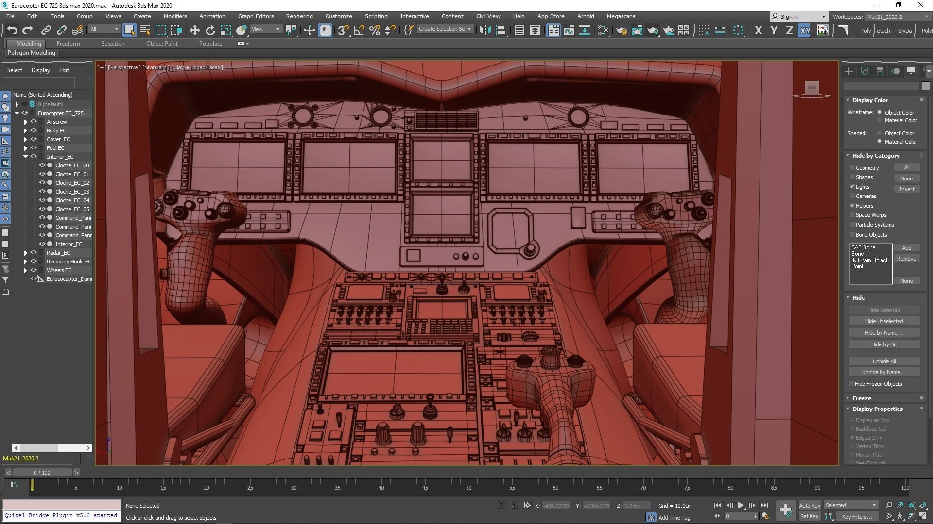 Eurocopter EC 725 High Detail 3ds max Vray 3D model_133