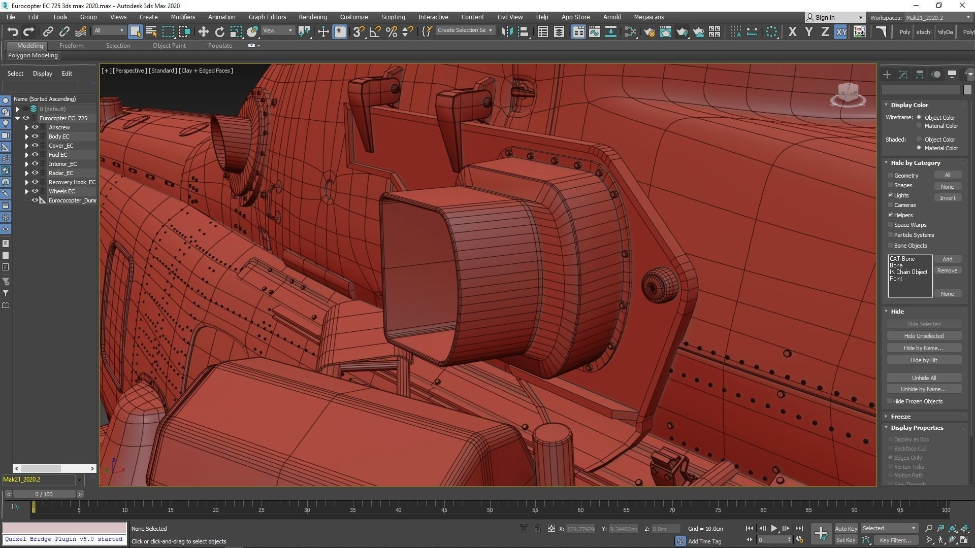 Eurocopter EC 725 High Detail 3ds max Vray 3D model_110