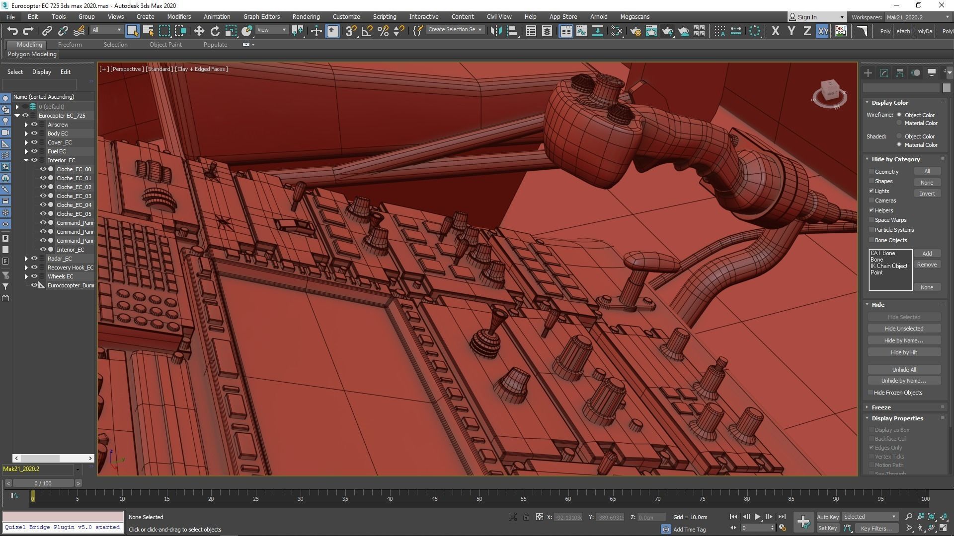 Eurocopter EC 725 High Detail 3ds max Vray 3D model_137