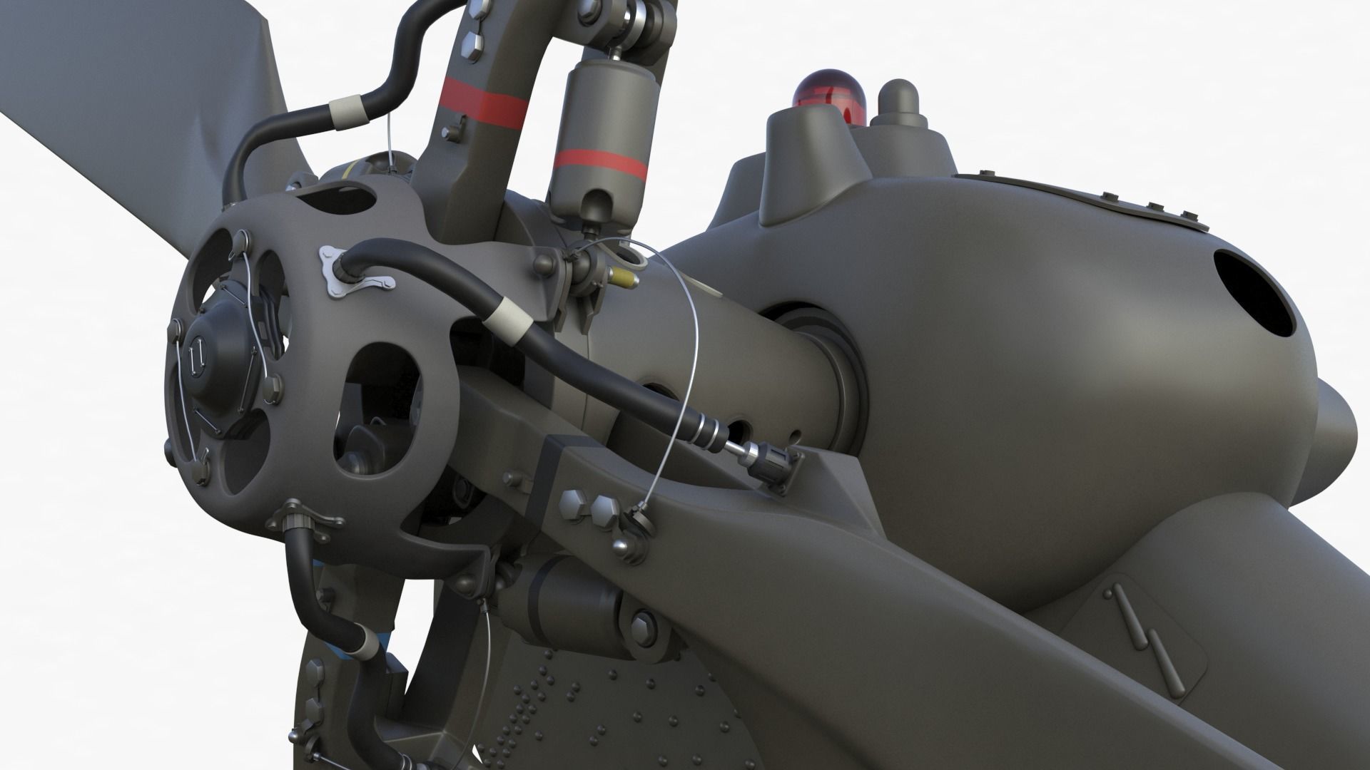 Eurocopter EC 725 High Detail 3ds max Vray 3D model_40