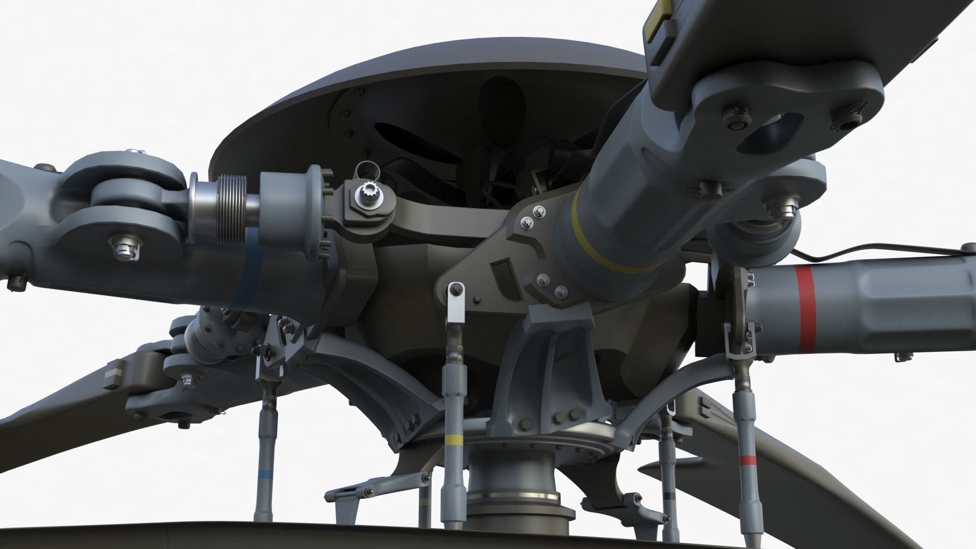 Eurocopter EC 725 High Detail 3ds max Vray 3D model_36