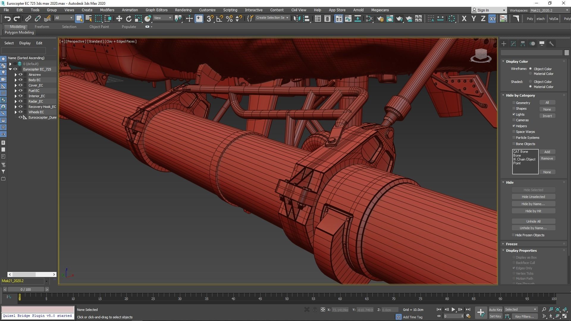 Eurocopter EC 725 High Detail 3ds max Vray 3D model_104