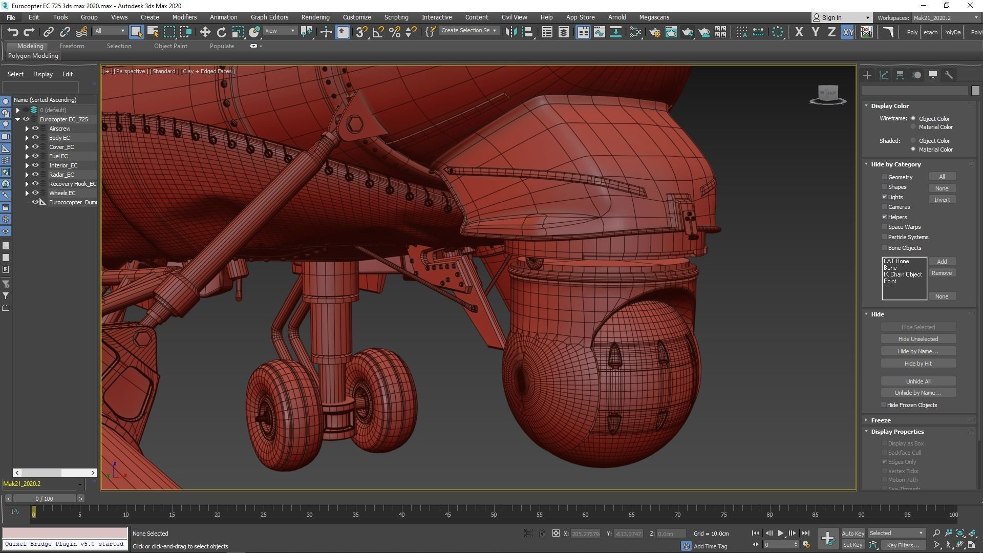 Eurocopter EC 725 High Detail 3ds max Vray 3D model_102