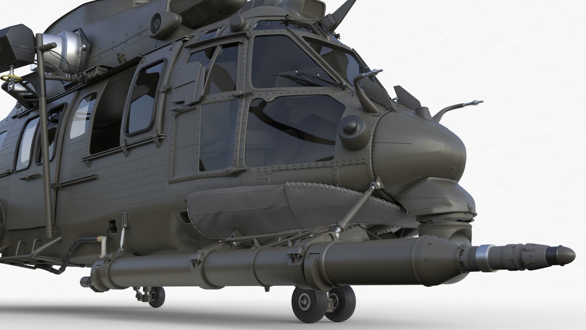 Eurocopter EC 725 High Detail 3ds max Vray 3D model_14