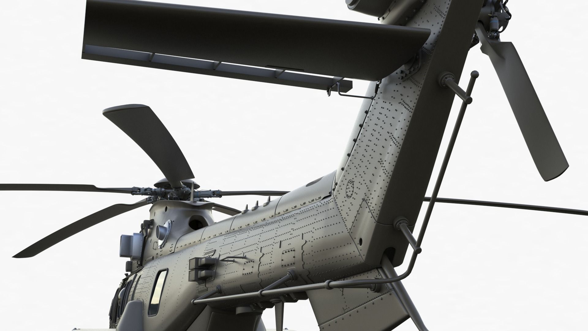 Eurocopter EC 725 High Detail 3ds max Vray 3D model_25
