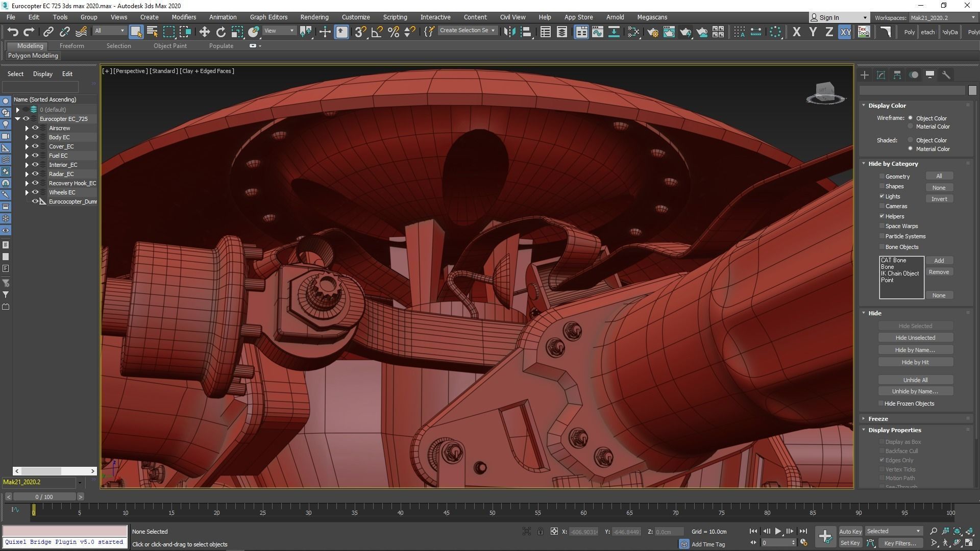 Eurocopter EC 725 High Detail 3ds max Vray 3D model_99