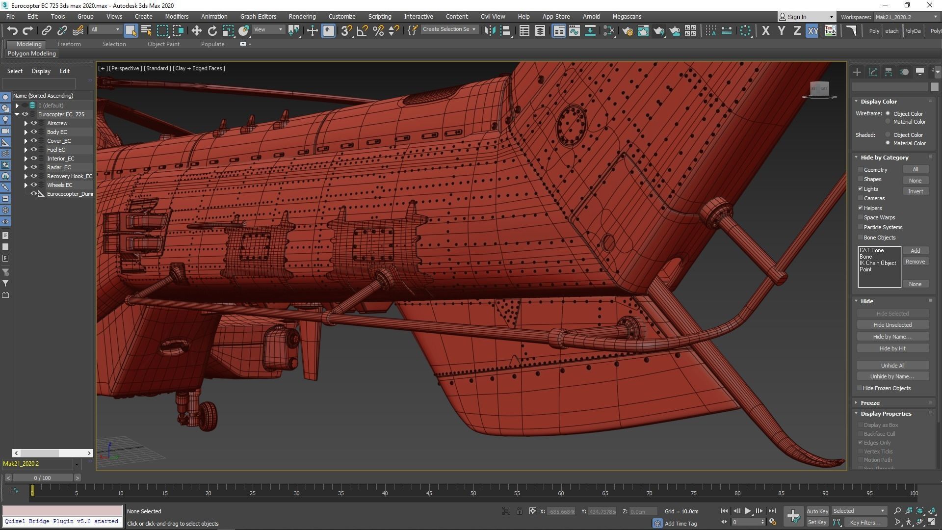 Eurocopter EC 725 High Detail 3ds max Vray 3D model_116
